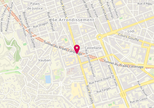 Plan de La Buanderie, 192 Rue Paradis, 13006 Marseille