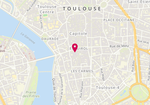 Plan de LEROY Nadine, 34 Rue des Marchands, 31000 Toulouse