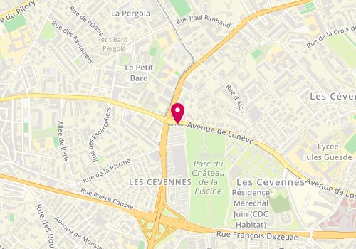 Plan de Bleu de France, 129 Bis Avenue Lodève, 34070 Montpellier