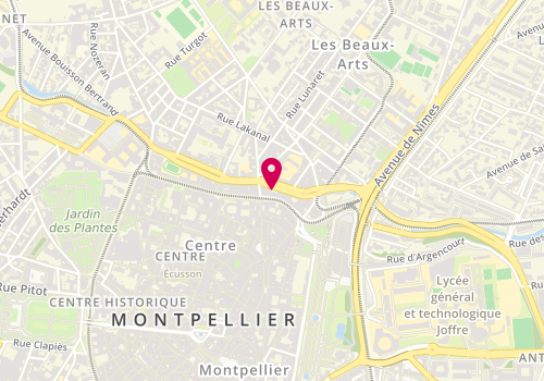 Plan de SARL Jbl Pressing, 17 Boulevard Louis Blanc, 34000 Montpellier