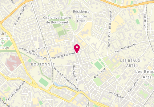 Plan de MACIAS Eliane, 80 Rue du Faubourg Boutonnet, 34090 Montpellier