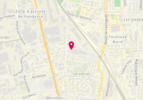 Plan de Laverie du Castelet, 138 avenue de Fronton, 31200 Toulouse