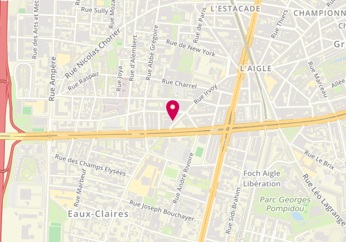 Plan de Laverie Irvoy, 26 Rue Irvoy, 38000 Grenoble