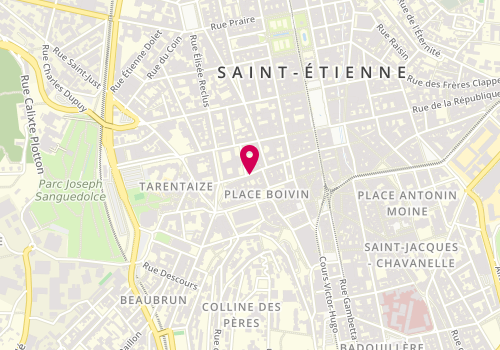 Plan de Pressing R'pur, 23 Rue Georges Teissier, 42000 Saint-Étienne