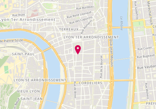 Plan de Le Pressing de Lyon, 6 Rue du Platre, 69001 Lyon