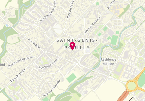 Plan de Aurianne Pressing, 106 avenue de la République, 01630 Saint-Genis-Pouilly