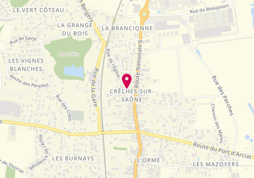 Plan de 5 A Sec, Zone Aménagement Bouchardes, 71680 Crêches-sur-Saône
