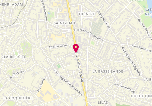 Plan de Atelier du Nettoyage, 36 Rue Aristide Briand, 44400 Rezé