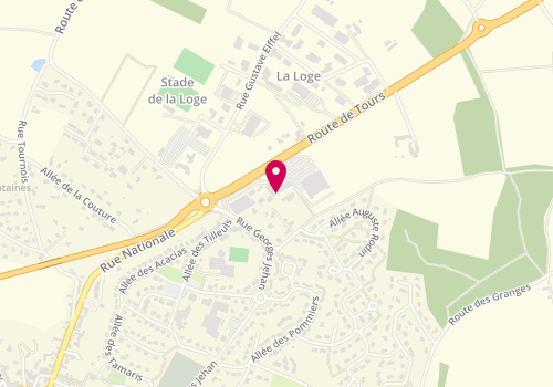 Plan de C'Mon Pressing, 2 Route de Tours, 37190 Azay-le-Rideau