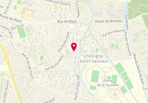 Plan de Nett Press, 40 Avenue de la Republique, 21800 Chevigny-Saint-Sauveur