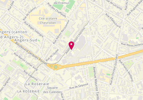 Plan de Pressing du Lagon, place du Chapeau de Gendarme, 49000 Angers