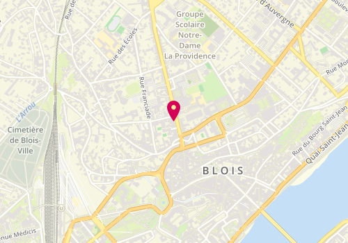 Plan de Pressing Net A Sec, 24 Rue Bourg 9, 41000 Blois