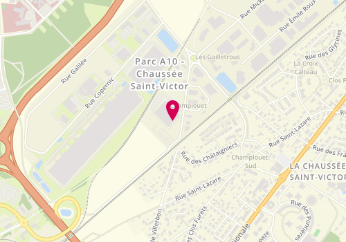 Plan de Blanchisserie Blésoise, Rue René Descartes, 41260 La Chaussée-Saint-Victor