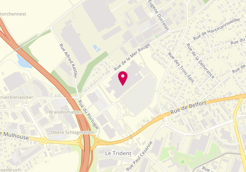 Plan de 5 à Sec, Centre Commercial Cora Dornach
258 Rue de Belfort, 68200 Mulhouse