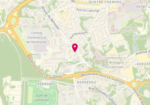 Plan de Pressing by Dorothée, 93 Rue de Bénodet, 29000 Quimper