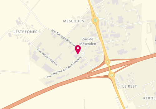 Plan de Abers Linge, Rue de Saint Exupéry zone industrielle de Mescoden, 29260 Ploudaniel