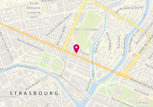 Plan de Pressing de l'Avenue, 14 avenue des Vosges, 67000 Strasbourg