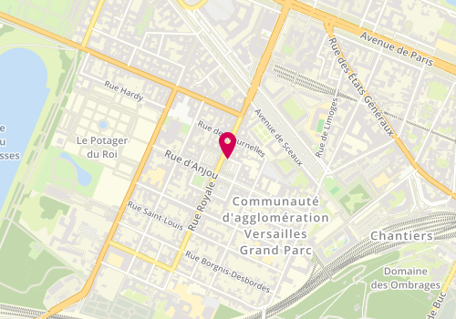 Plan de Depot Pressing - Royal Retouche, 16 Rue du Marché 9, 78000 Versailles