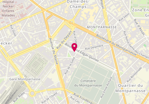 Plan de 5 à Sec, 13 Boulevard Edgar Quinet, 75014 Paris