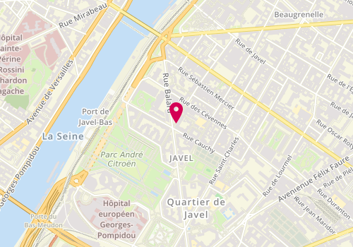 Plan de 4M, 15 Rue André Lefebvre, 75015 Paris