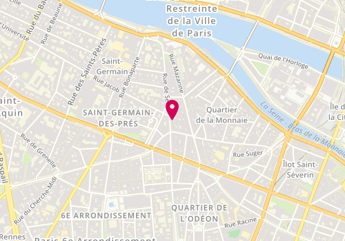 Plan de 5Asec, 67 Rue de Seine, 75006 Paris