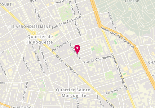 Plan de Laverie du Quartier, 48 Rue Léon Frot, 75011 Paris