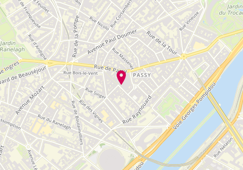 Plan de Phiser, 24 Rue de l'Annonciation, 75016 Paris