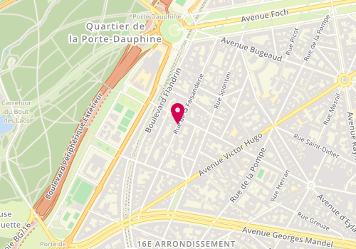 Plan de Pressing de la Faisanderie, 60 Rue Faisanderie, 75116 Paris