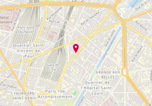 Plan de Koala Pressing, 197 Rue du Faubourg Saint-Martin, 75010 Paris