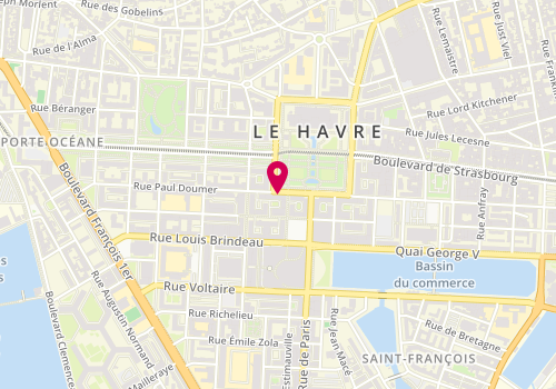 Plan de Paris Pressing, 19 Bis place de l'Hôtel de Ville, 76600 Le Havre