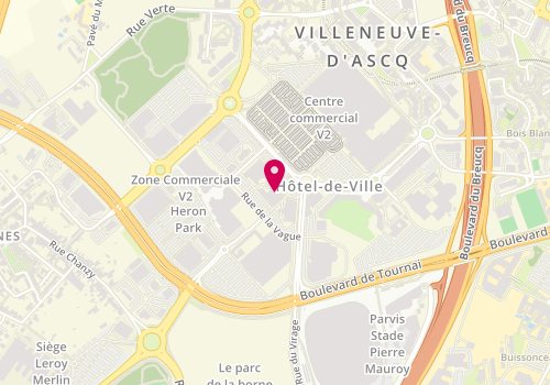 Plan de Alizes Naturellement Pressing, 119 Boulevard de Valmy, 59650 Villeneuve-d'Ascq