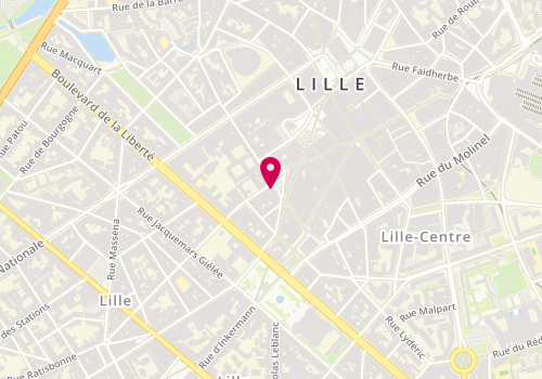 Plan de Rossel la Teinturerie, 1 Rue Jean Sans Peur, 59800 Lille